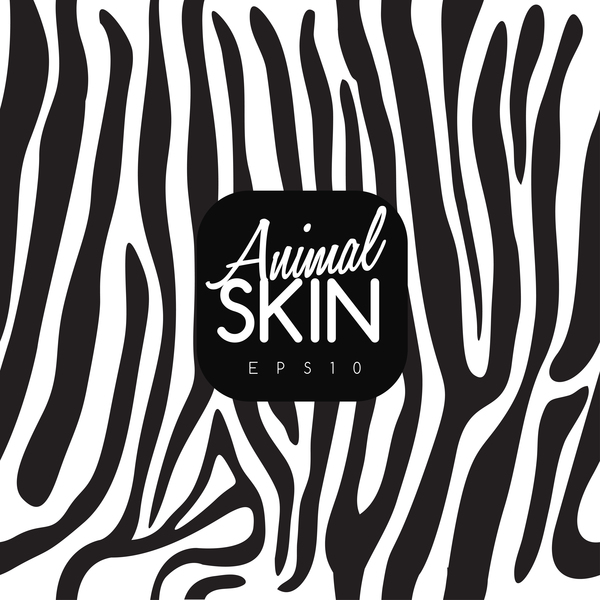 Animal skin seamless pattern vector material 07