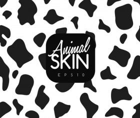 Animal skin seamless pattern vector material 09