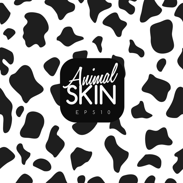 Animal skin seamless pattern vector material 09