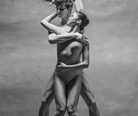 Ballet dancer poses Stock Photo 04