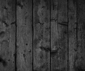 Black old wood texture background vector