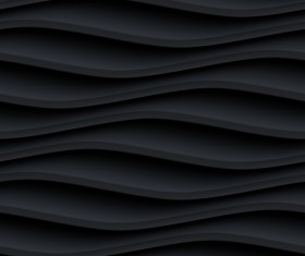 Black wavy texture pattern seamless vector 01