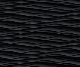 Black wavy texture pattern seamless vector 02