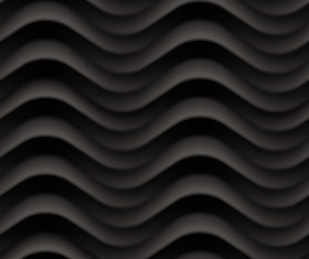 Black wavy texture pattern seamless vector 05