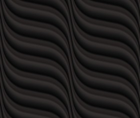 Black wavy texture pattern seamless vector 09