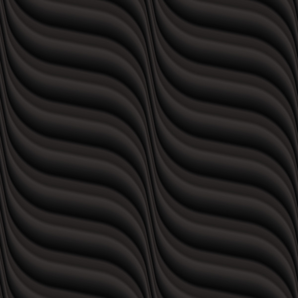 Black wavy texture pattern seamless vector 09