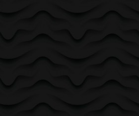 Black wavy texture pattern seamless vector 11