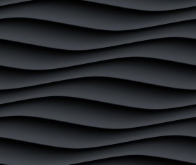 Black wavy texture pattern seamless vector 12