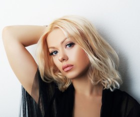 Blonde European women Stock Photo 03