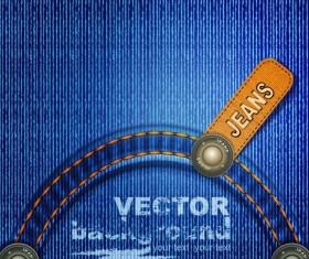 Blue jeans background design vector 02
