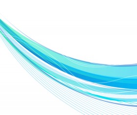 Blue wavy with abstract lines vectors 02