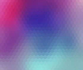 Blurs background with hexagon pattern vecror