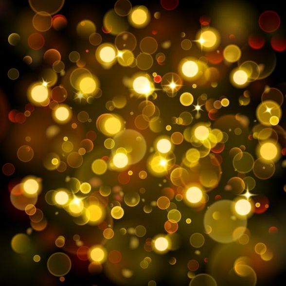Bokeh effect background abstract vector 02
