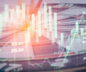 Businessman with different business charts HD picture 04