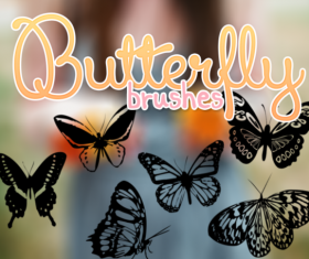 Butterflies brushes
