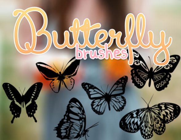 Butterflies brushes