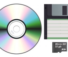CD and SD template vector