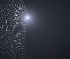 Cellular background abstract vector design