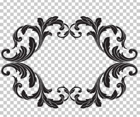 Classical ornament frame vector illustration 04