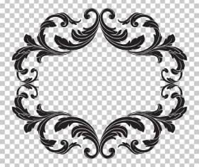 Classical ornament frame vector illustration 07