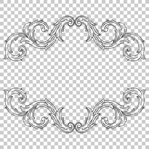 Classical ornament frame vector illustration 11