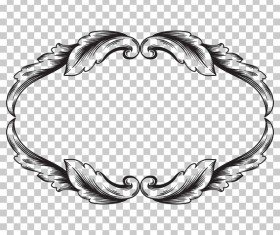 Classical ornament frame vector illustration 14