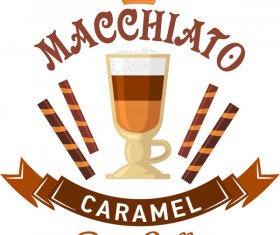 Coffee vintage labels vector design 05