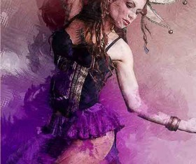 Colored dive photoshop action