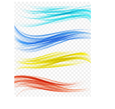 Colored wavy lines background illustration vector 03
