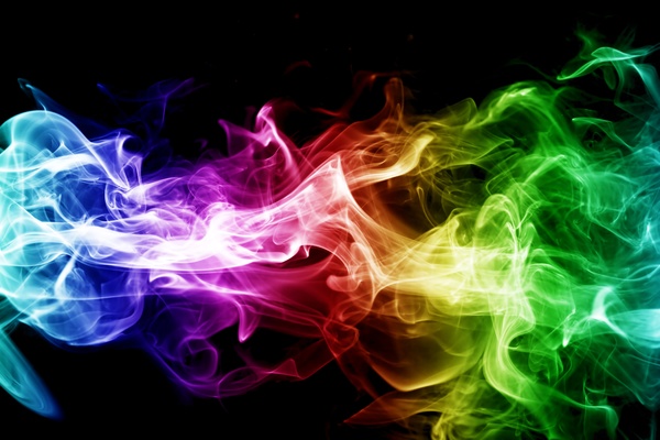 Colorful Smoke Stock Photo 04