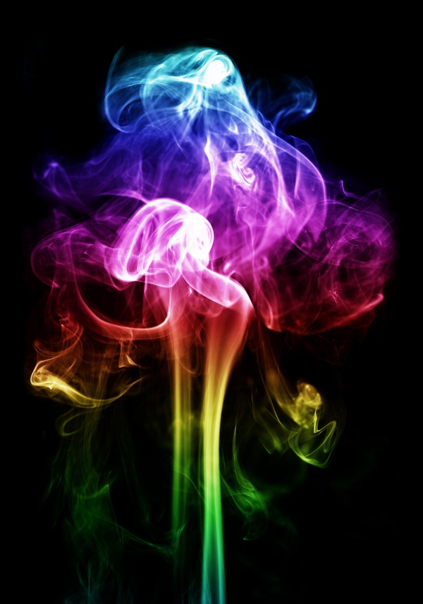 Colorful Smoke Stock Photo 06