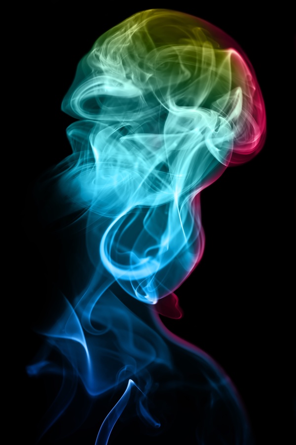 Colorful Smoke Stock Photo 08