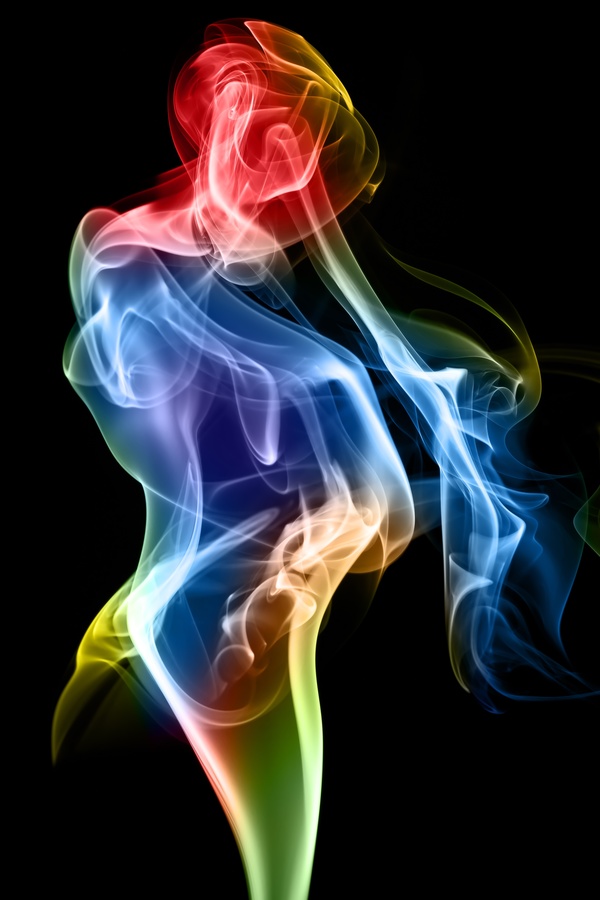 Colorful Smoke Stock Photo 09