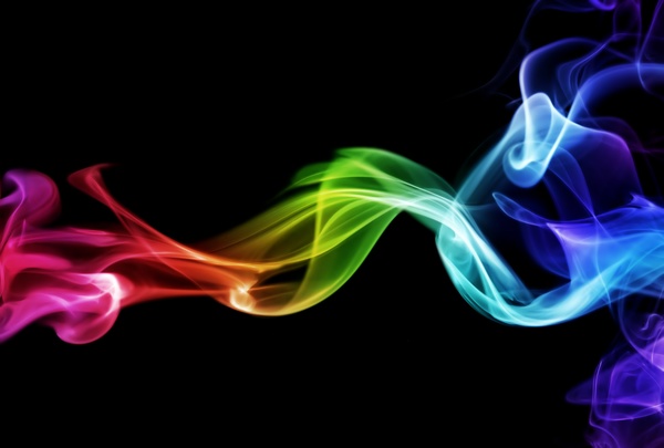Colorful Smoke Stock Photo 12