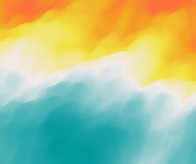 Colorful watercolor blurred background vector 12