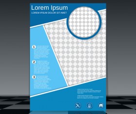 Cricles flyer cover template illustration vector 13