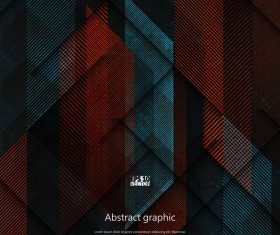 Dark geometric textures pattern vector 01