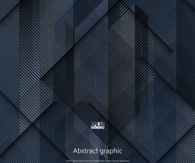 Dark geometric textures pattern vector 03