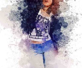 Dauber photoshop action