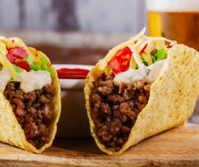 Delicious cheese tortilla Stock Photo