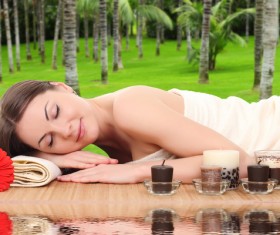 Do spa massage woman HD picture