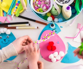 Easter paper craft Stock Photo 04