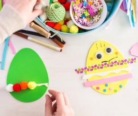 Easter paper craft Stock Photo 05