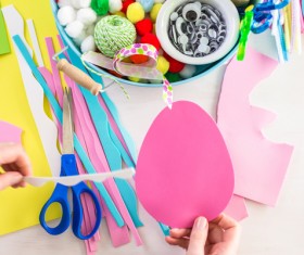 Easter paper craft Stock Photo 09
