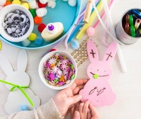 Easter paper craft Stock Photo 10