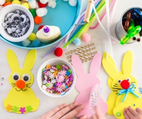 Easter paper craft Stock Photo 12