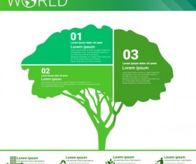 Ecology world infographics design vector 12