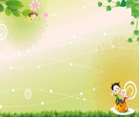 Elegant cartoon background HD picture
