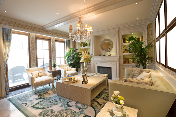 European-style luxury room furnishings HD picture