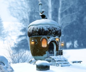 Fairy house Stock Photo 01